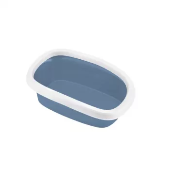 STEFANPLAST Sprint 10 odprto mačje stranišče 43x31x14 cm modro/belo