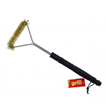 ASI COLLECTION krtača za žar z medeninasto žico, 45 cm