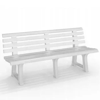 BICA vrtna klop Olimpia 150x53x77cm bela
