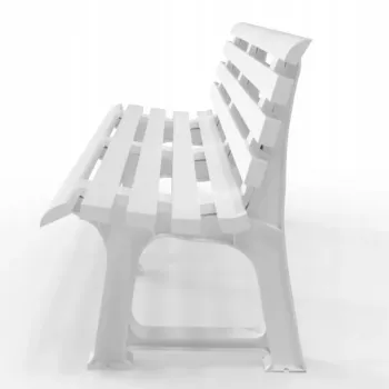 BICA vrtna klop Olimpia 150x53x77cm bela