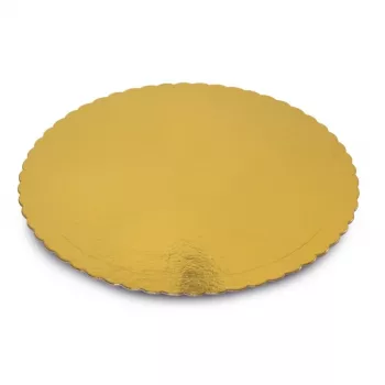 GUARDINI Easy Bake papirnati modeli za torto Gold 32 cm 2 kosa