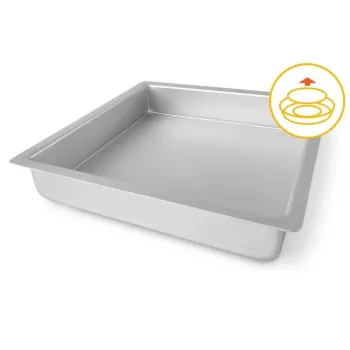 GUARDINI kvadratni model za peko z odstranljivim dnom Professional 26x26x5cm