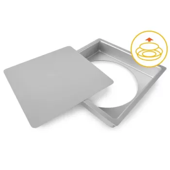 GUARDINI kvadratni model za peko z odstranljivim dnom Professional 26x26x5cm
