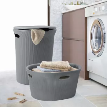 TATAY košara za perilo Baobab 40L siva