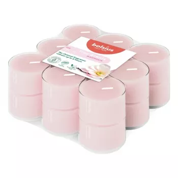 BOLSIUS True Scents magnolija dišeče čajne svečke – 18 kosov, 4 ure gorenja