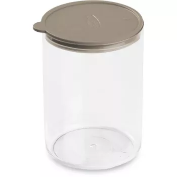 GIOSTYLE Con.Tengo okrogla posoda za hrano M 1,2L sivo-rjava