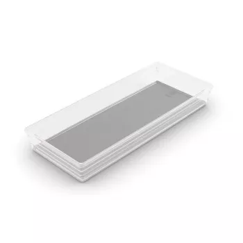 KIS škatla Sistemo organizer 8, 37,5 x 15 x 5 cm, prozorna/svetlo siva