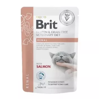 BRIT VD Renal Cat Pouch - mokra hrana za mačke - 12x85g