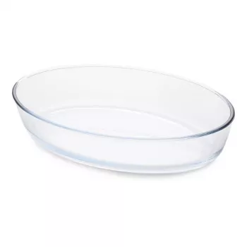 GUARDINI ovalen model za peko iz borosilikatnega stekla 35x24x7 cm 3L