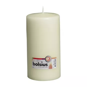 Bolsius sveča valj Ø200x98mm bež