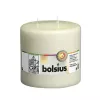 BOLSIUS Mamoth sveča valj s 3 stenji Ø150x150mm bež