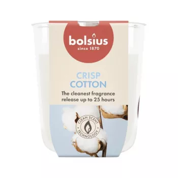 BOLSIUS True Scents Fresh Cotton dišeča sveča v kozarcu Ø80x73mm