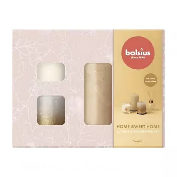 BOLSIUS darilni set Home Sweet Home vanilija