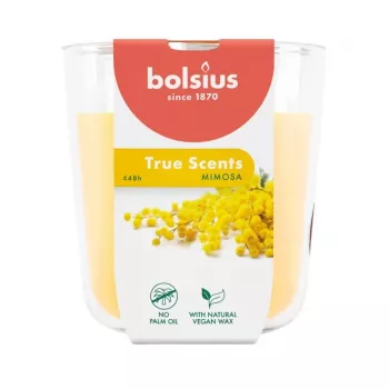 BOLSIUS True Scents dišeča sveča v kozarcu - mimoza, 97x85 mm