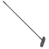 SAUBER zunanja krtača z ročajem 34 cm siva