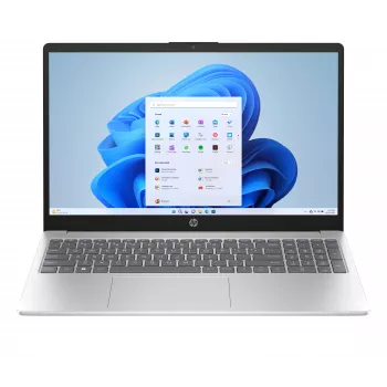 HP 15,6 inch prenosnik FHD - Intel Core 3 100U, 8GB RAM, 512GB SSD, FreeDOS, Natural Silver