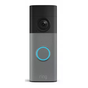Ring Battery Video Doorbell 2 - 2K, dvosmerni pogovor, pikčasto siva