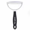 Microplane Peeler XL lupilec z rezilom iz kirurškega nerjavnega jekla, ergonomskim ročajem Soft-Touch, vgrajenim odstranjevalcem očes krompirja, črn
