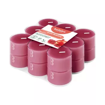 BOLSIUS True Scents granatno jabolko aroma čajne svečke 18 kosov