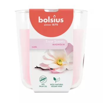 BOLSIUS True Scents dišeča sveča v kozarcu - magnolija, Ø97x85 mm
