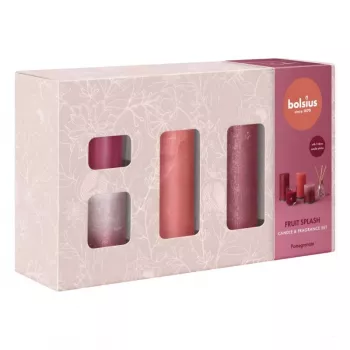 BOLSIUS darilni set Fruit Splash granatno jabolko - milo za roke in losjon 2x250ml