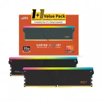 V-Color Manta XSky RGB 16GB DDR5-6000 CL30 EXPO pomnilniški modul, črn