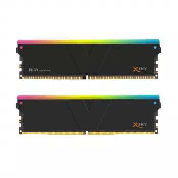 V-Color Manta XSky RGB 16GB DDR5-6000 CL30 EXPO pomnilniški modul, črn