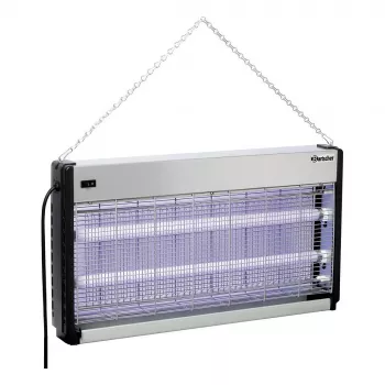 Bartscher IV-65 električni uničevalnik žuželk, 2x15 W UV-A cevi, pokritost 150 m², mreža 2500 V, stenska/montaža na prostem, aluminij/plastika