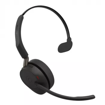 Jabra Evolve3 65 MS Mono Link 390a Bluetooth ušesna slušalka z mikrofonom, črna