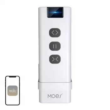 MOES YK2169 ZigBee 3.0 brezžično stikalo prizorov, 4-kanalno, 12 prizorov, na baterije, belo
