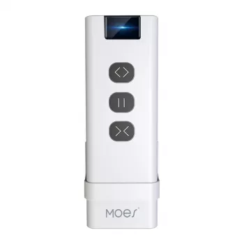 MOES YK2169 ZigBee 3.0 brezžično stikalo prizorov, 4-kanalno, 12 prizorov, na baterije, belo