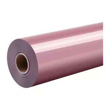 HTVRONT Pure folija za toplotni prenos, 30,5 cm x 1,8 m (rožnato zlata)