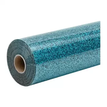 HTVRONT bleščeča folija za likanje, 30,5 cm x 90 cm (modra)