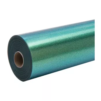 HTVRONT kameleonska rola vinila za toplotni prenos 30,5 cm x 90 cm zlato-zelena