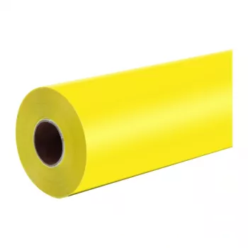 HTVRONT mat samolepilna folija, 30,5 cm x 180 cm (limonino rumena)
