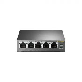 TP-Link TL-SF1005P 5-portno namizno stikalo 10/100 Mbps PoE+ s 4 vrati PoE+, 67W proračun, način Extend