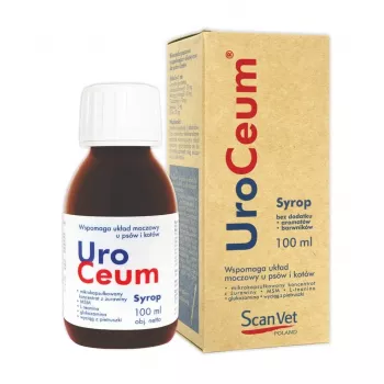 Scanvet Uroceum 100 ml peroralna tekočina za podporo sečilom pri psih in mačkah