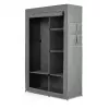 RAYEN tekstilna omara 105 x 45 x 161 cm siva