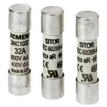 Siemens cilindrični varovalni vložek 16A 600V AC gG 10x38mm 3NC1016
