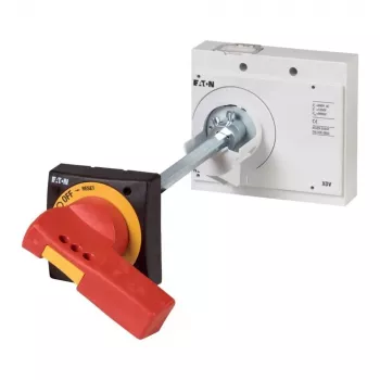 Eaton NZM3-XTVDVR 260182 vrtljiv ročaj z vrati, rdeče-rumen