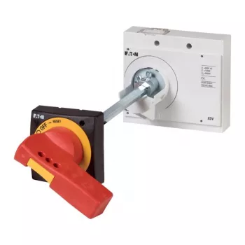 Eaton NZM3-XTVDVR 260182 vrtljiv ročaj z vrati, rdeče-rumen