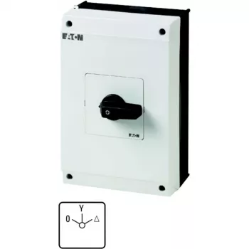 Eaton 207234 T5B-4-8410/I4 zvezdno-trikotno stikalo v ohišju, 63 A, 0-Y-Δ, IP65