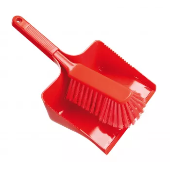Haug Bürsten smetnica in metlica set rdeča plastika 35 cm širina (FC88921)