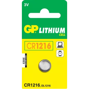 GP Batteries CR1216 litijeva gumbna baterija 3V (1 paket)