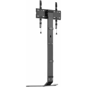 MANHATTAN ultra tanek TV podstavek za zaslone 32–70 palcev do 40 kg, nagib -10° do 3°, višinsko nastavljiv, se prilega za TV omarico, črn/bel (462044)