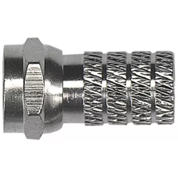 AXING CFS 3-00 F-vijačni konektor za 4-mm koaksialni kabel CFS00300