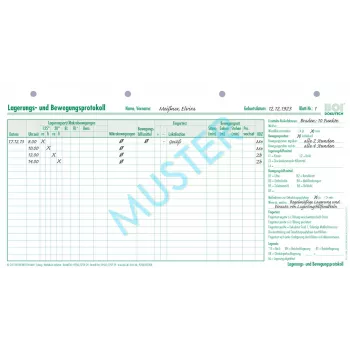 BOI obrazci za evidenco zalog in premikov, 50 listov, A4, bel (9206-00235N)