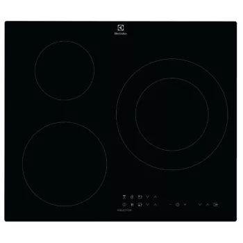 Electrolux LIT60336C 60cm indukcijska kuhalna plošča s 3 kuhalnimi conami, črna