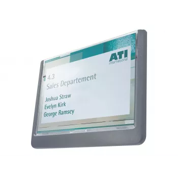 DURABLE Click Sign vratna tabla 149x105,5 mm lepljenje/vijačenje grafitna
