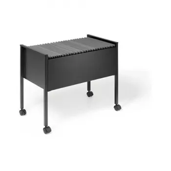 DURABLE Eco voziček za viseče registratorje 80 A4 črn